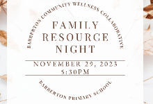 11/29: Family Resource Night