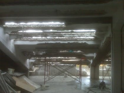 Sharkey Stadium interior demolition