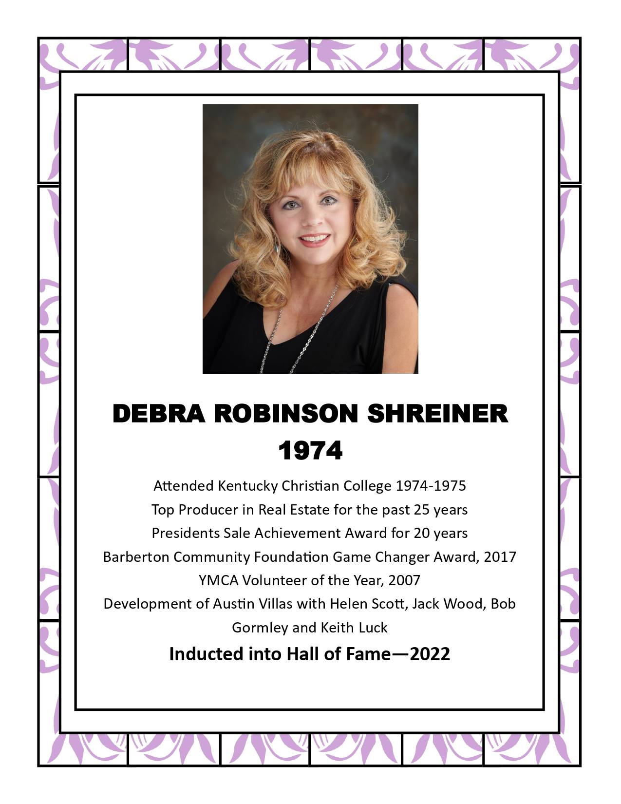 Debra Robinson Shreiner