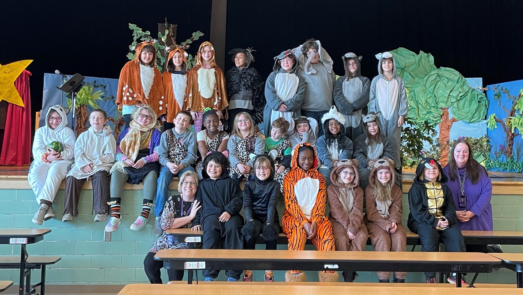 Students at Barberton Elementary East performed The Jungle Book