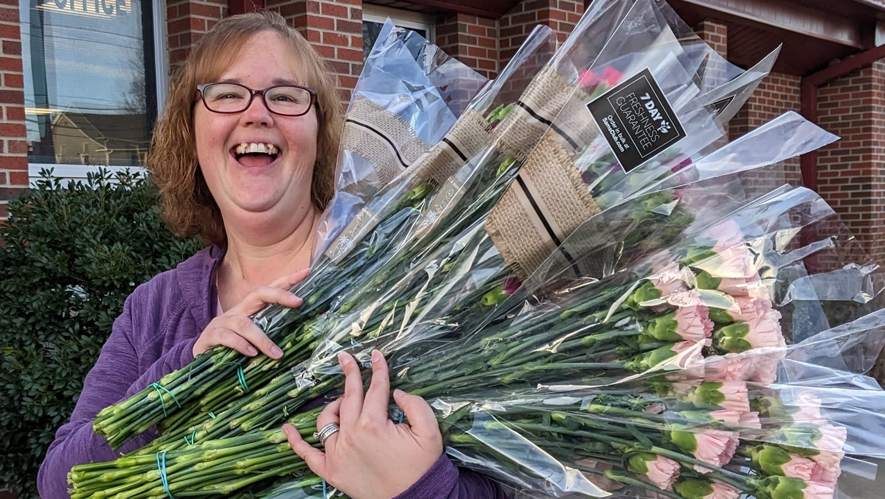 BIS PTA President Sherrie Miller spreading joy!