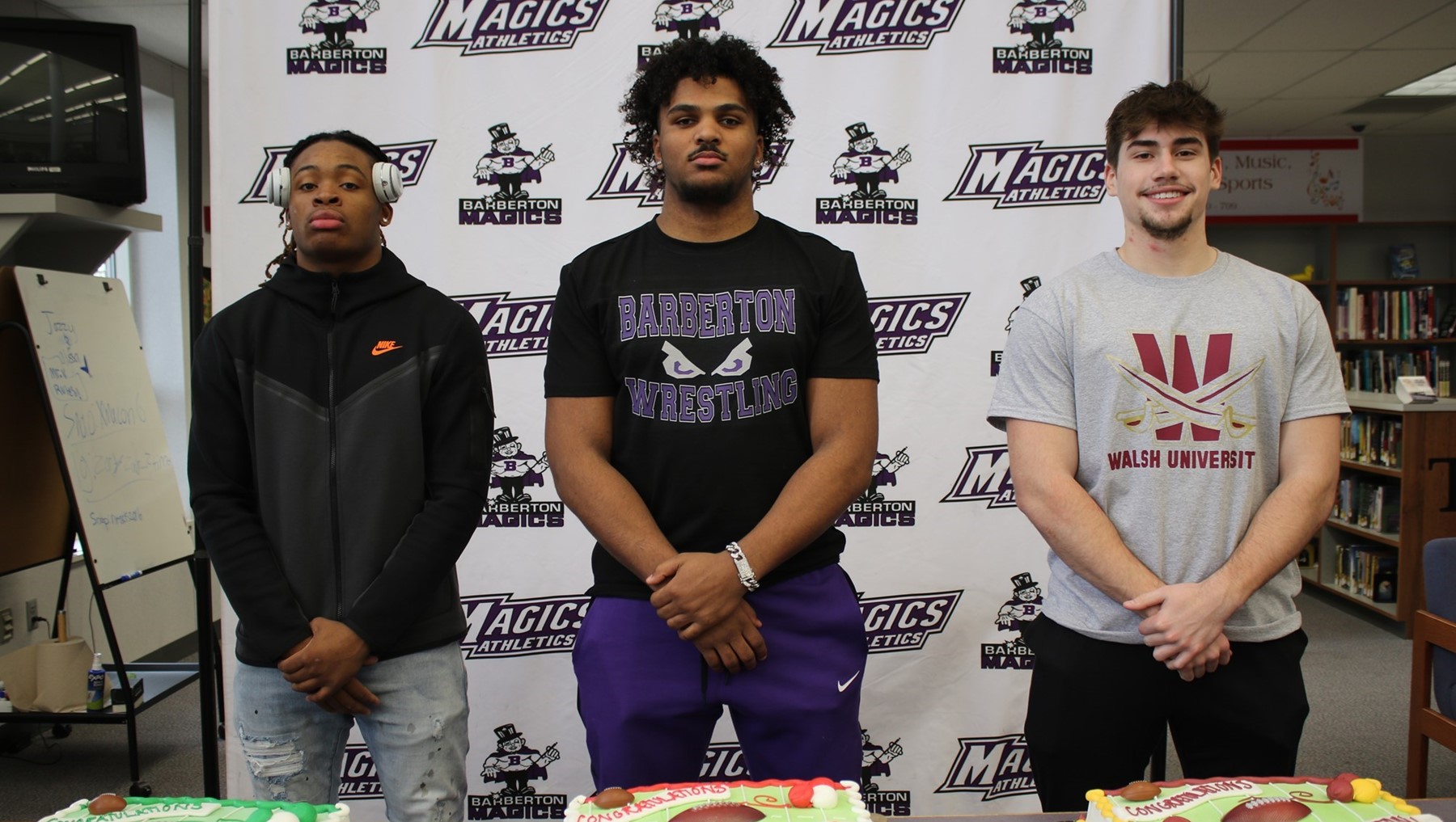 Congratulations Asim Lateef-Chenault, Roosevelt Andrews, and Trenton Doerfler for signing to play college football.